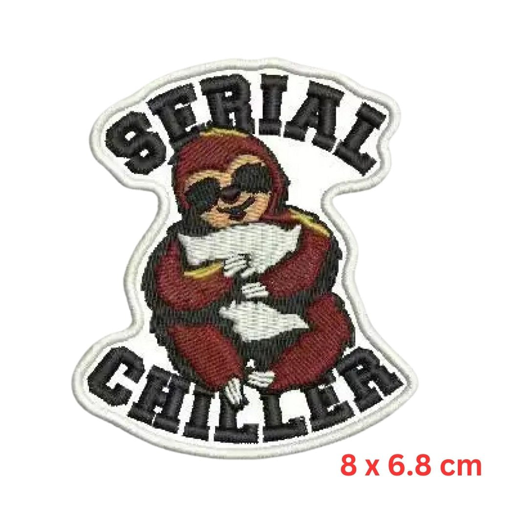 Funny 26 Embroidered Hook Velcro Patch