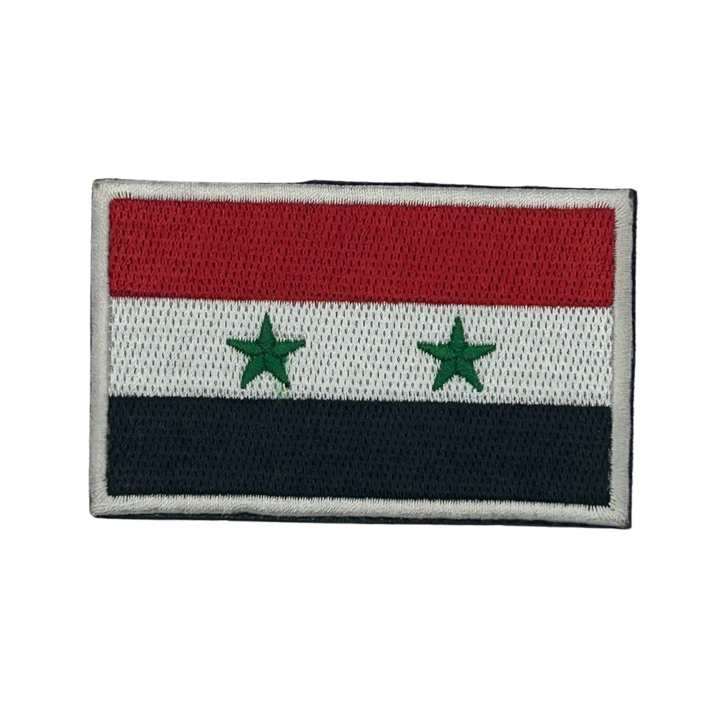 Syria Flag Embroidered Hook Velcro Patch