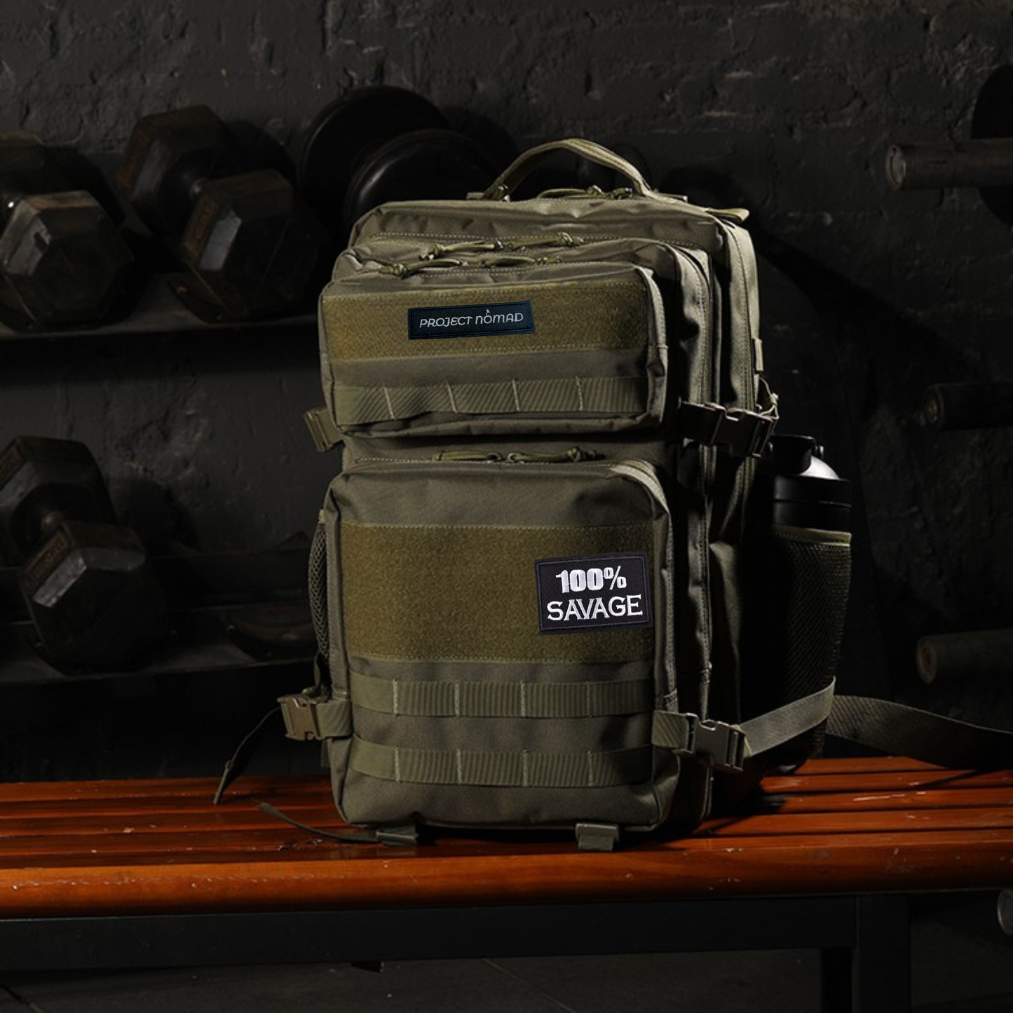 Military Green Tactical Backpack (45L)