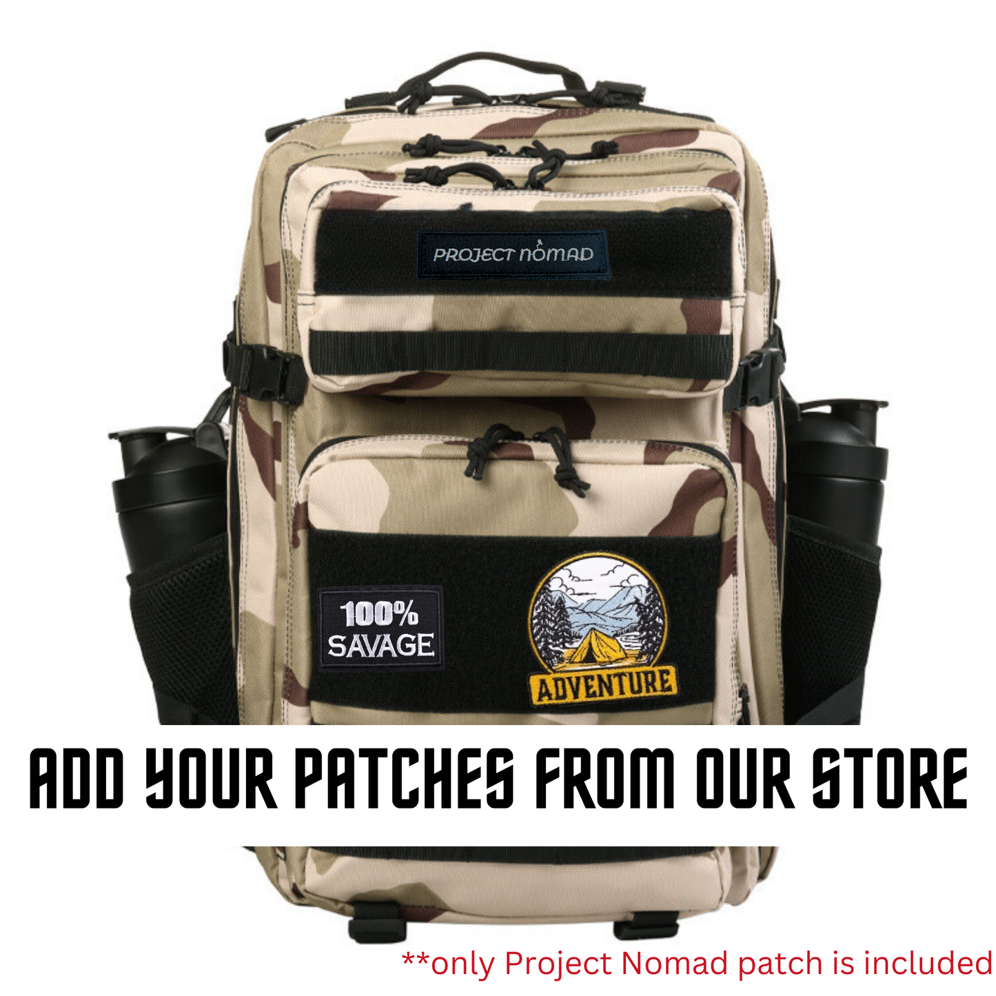 Desert Camo Tactical Backpack (45L)