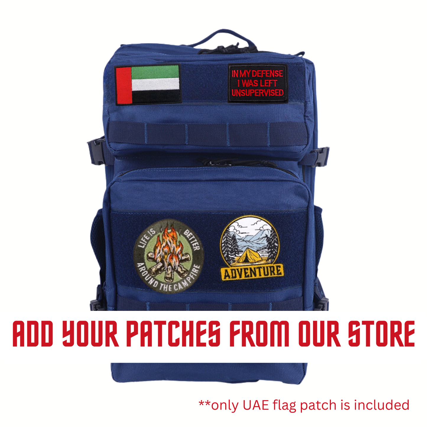 Blue Tactical Backpack (45L)