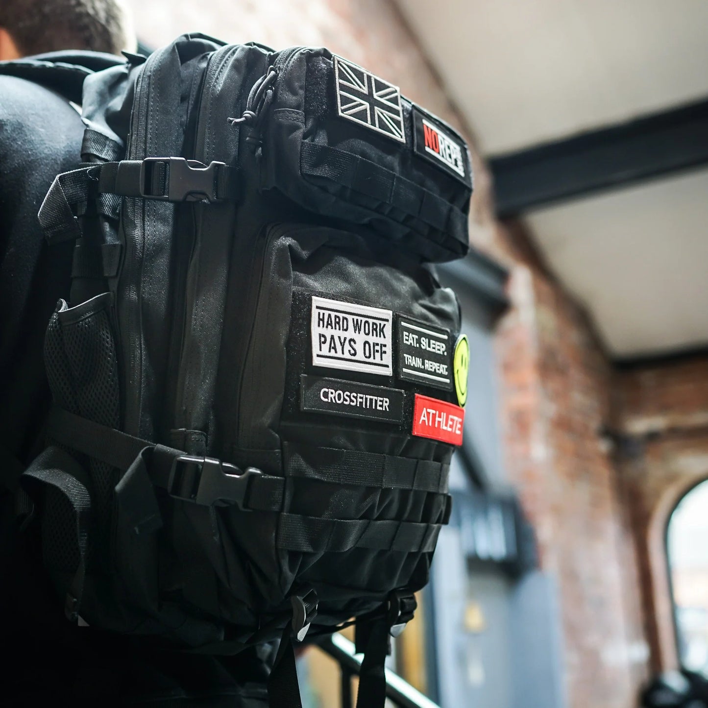 Black Tactical Backpack (25L)