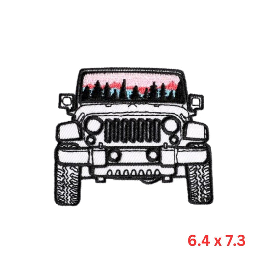 Jeep Embroidered Hook Velcro Patch
