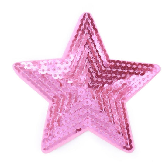 Star Embroidered Hook Velcro Patch
