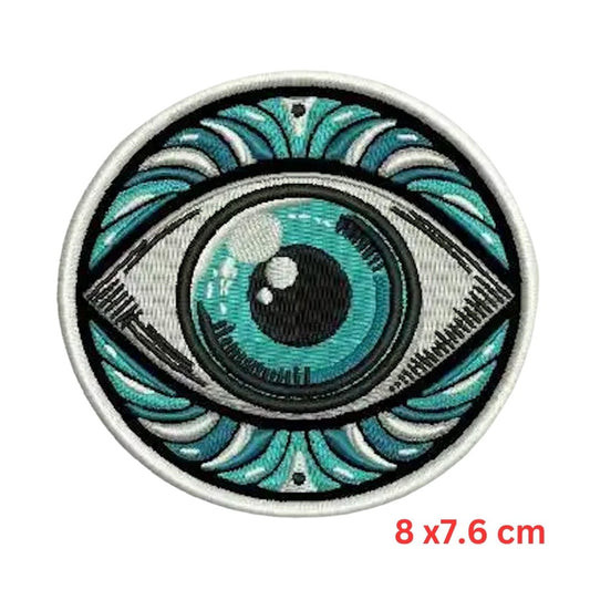 Protection Eye Embroidered Hook Velcro Patch