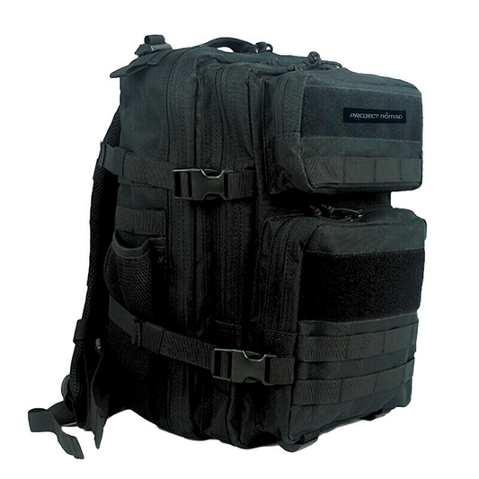 Black Tactical Backpack (25L)