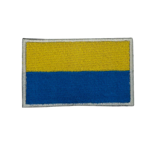 Ukraine Flag Embroidered Hook Velcro Patch