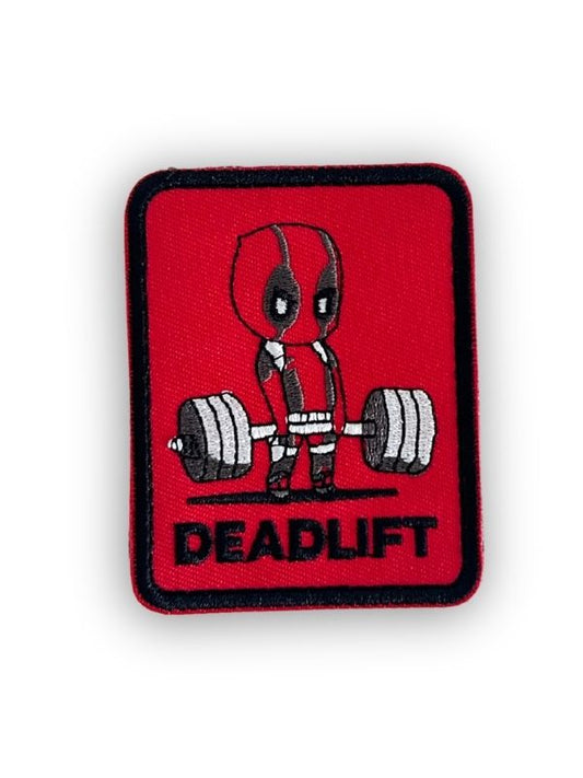 Deadpool -  DeadLift Embroidered Hook Velcro Patch