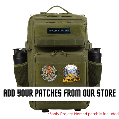 Military Green Tactical Backpack (45L)