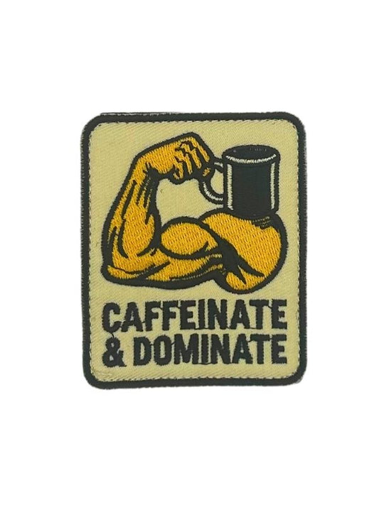 Gym & Coffee - SPORTS Collection Embroidered Hook Velcro Patch