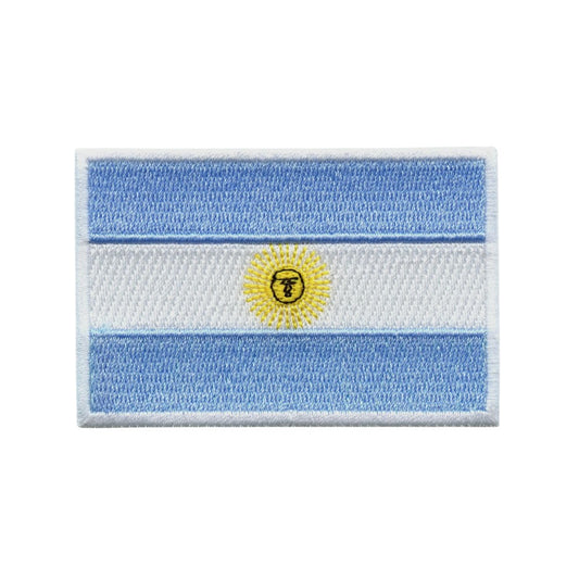 Argentina Flag Football Final World Cup 2026 Embroidered Hook Velcro Patch