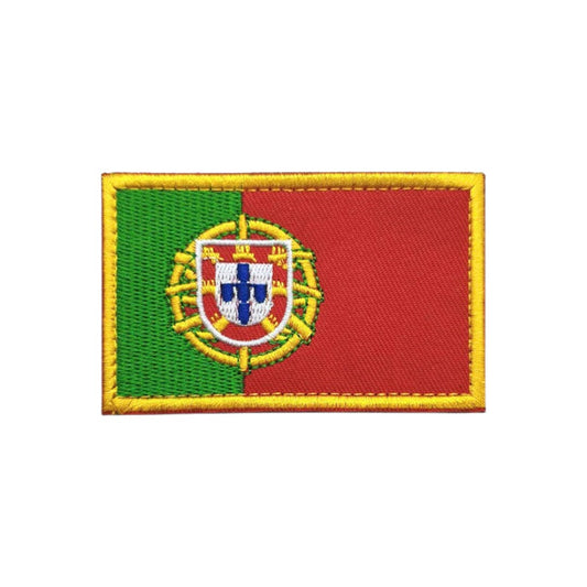 Portugal Flag Football Final World Cup 2026 Embroidered Hook Velcro Patch