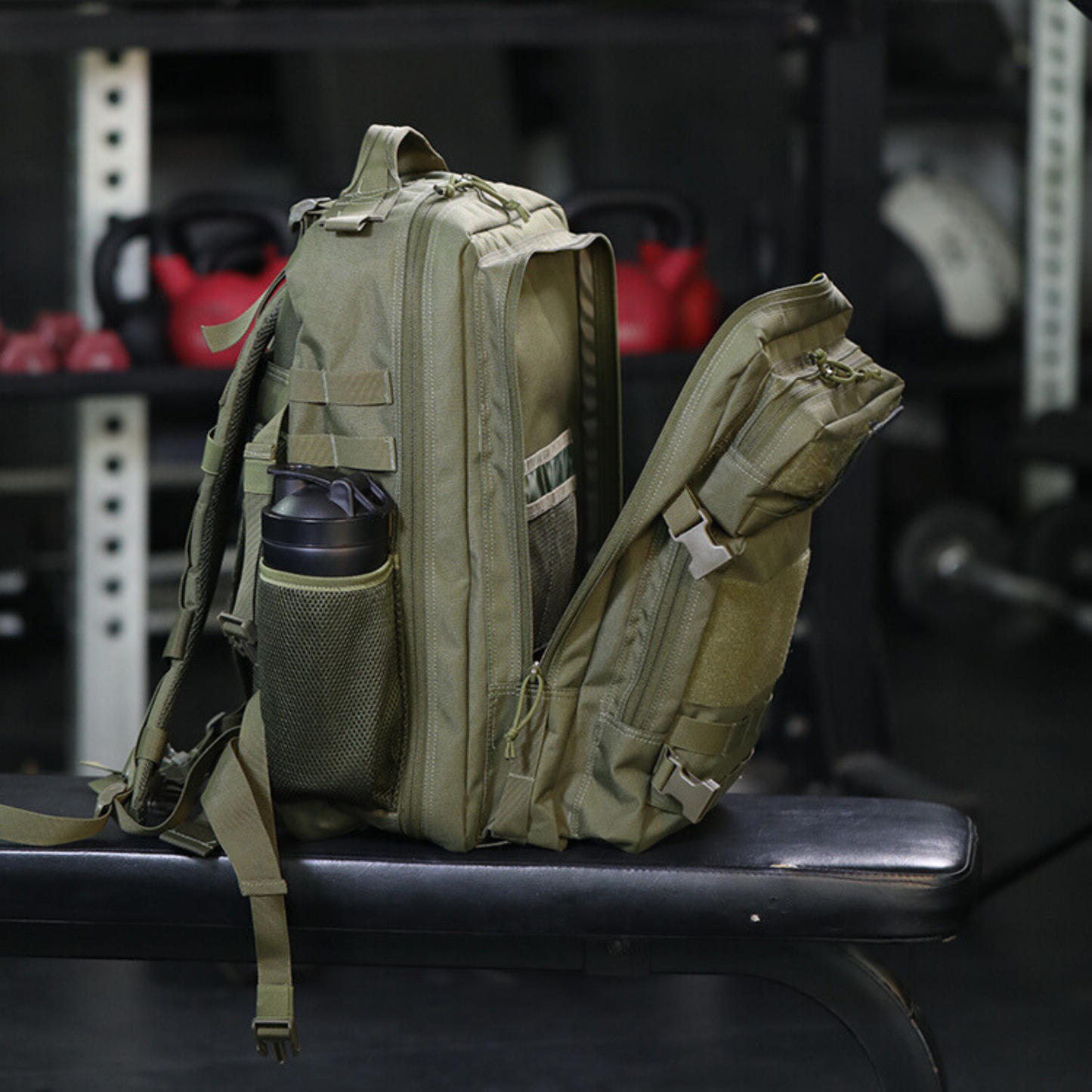 Military Green Tactical Backpack (45L)