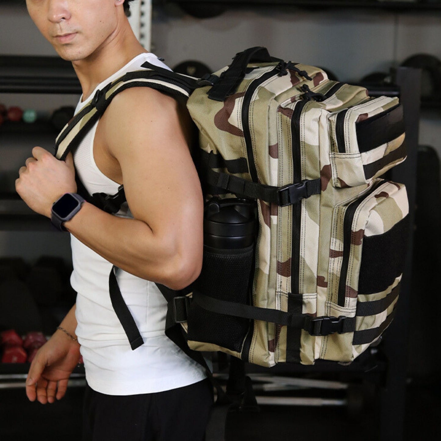 Desert Camo LB Tactical Backpack (45L)