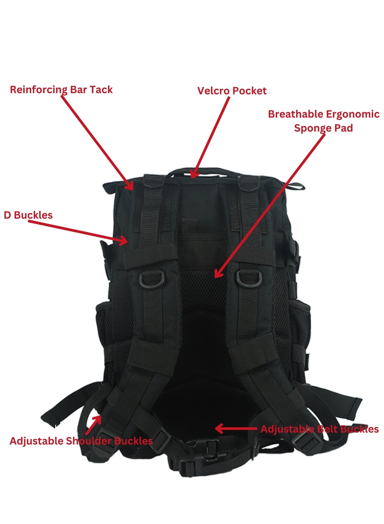 Desert Camo Tactical Backpack (45L)