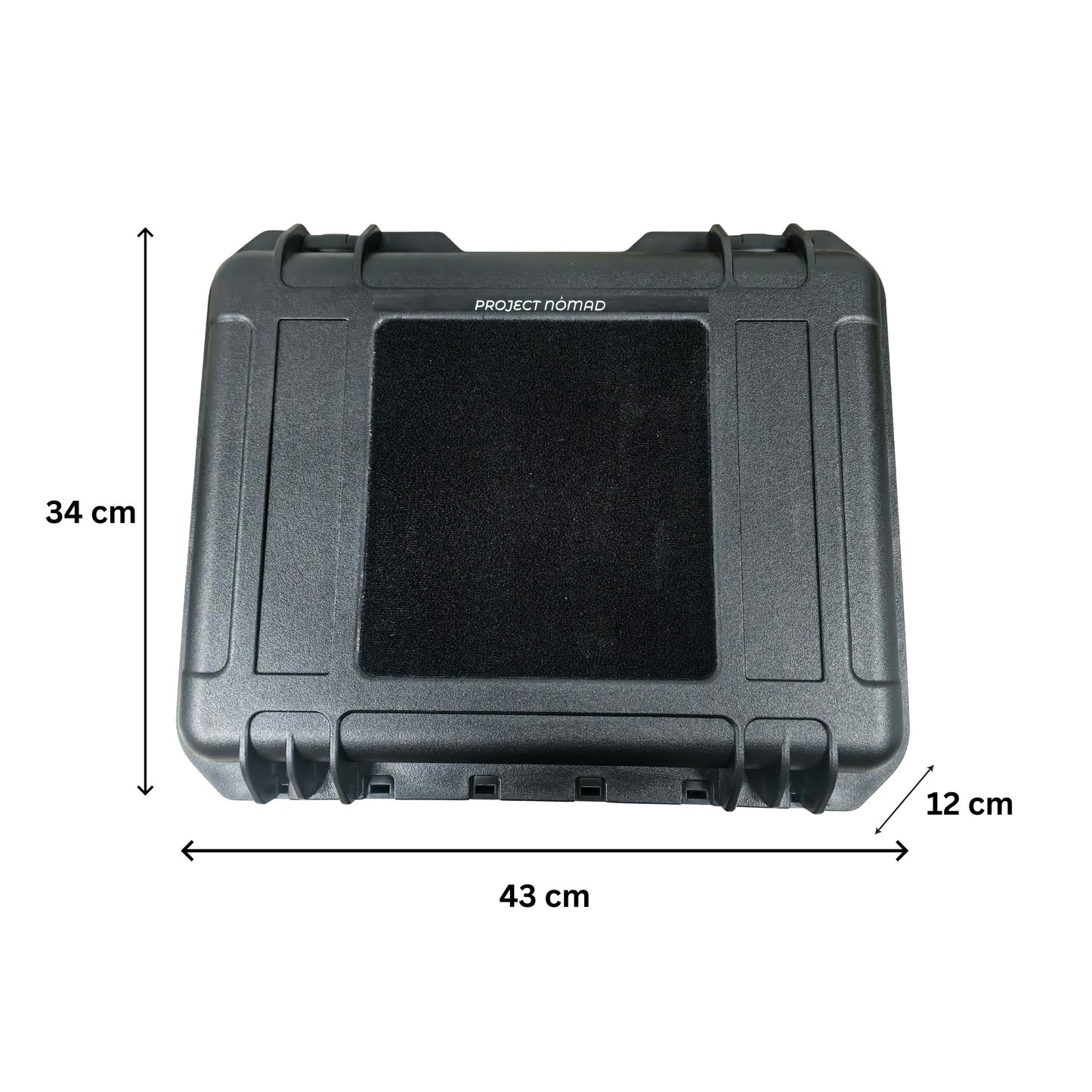 Project Nomad Starlink Mini Hard Case – Weatherproof Protective Case for Starlink V4 Satellite Dish, Modem & Accessories, RV Mount Kit Compatible, Velcro Patch Panel for Camping & Travel, Bag for Star link