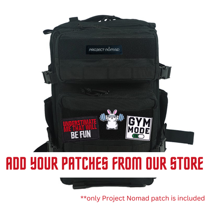 Black Tactical Backpack (25L)