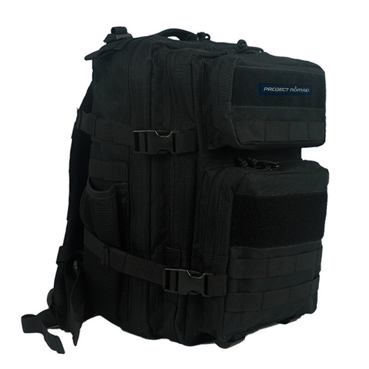 Black Tactical Backpack (45L)