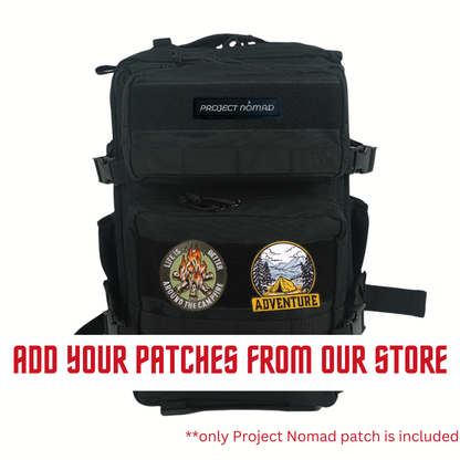 Black Tactical Backpack (45L)