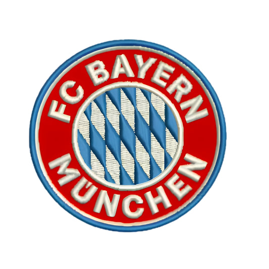F.C. Bayern Munchen, FOOTBALL Collection Embroidered Hook Velcro Patch