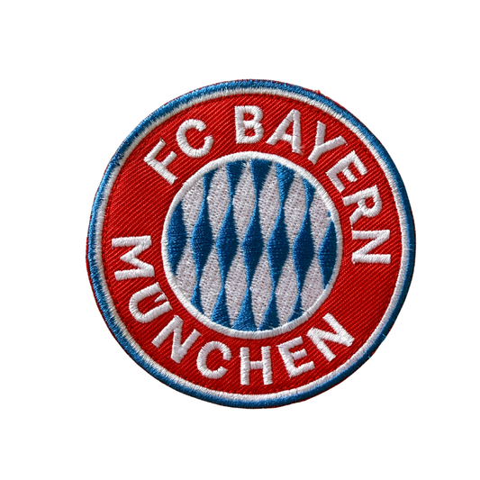 F.C. Bayern Munchen, FOOTBALL Collection Embroidered Hook Velcro Patch 8x8cm