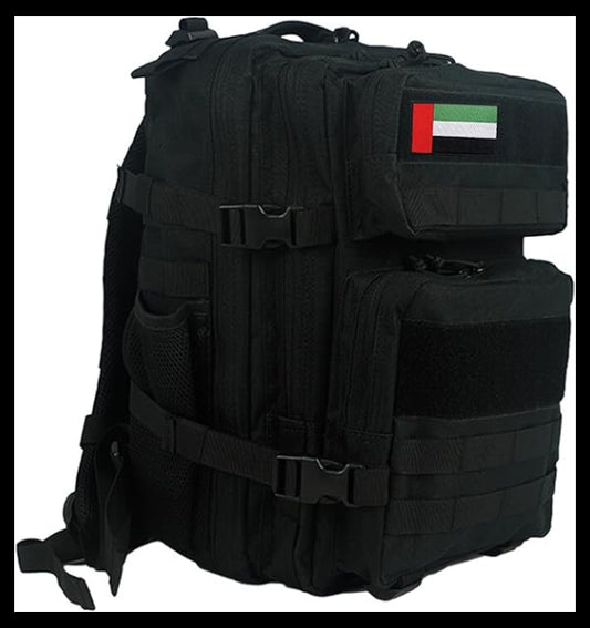 Black Tactical Backpack (45L)