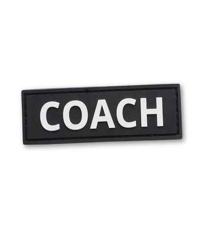 Coach - Trainer Embroidered Hook Velcro Patch 8 x2.5CM