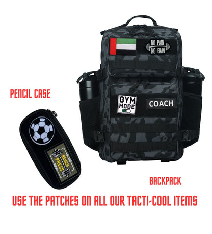 Coach - Trainer Embroidered Hook Velcro Patch 8 x2.5CM