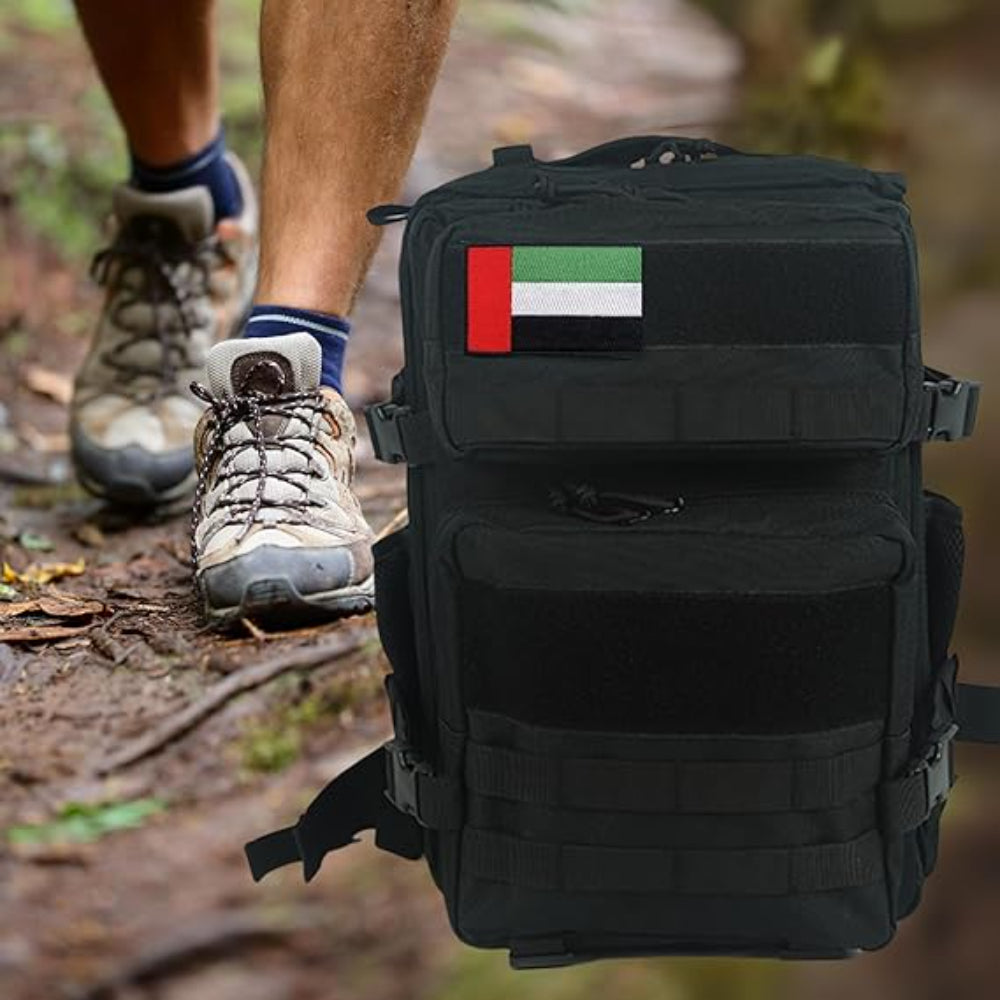 Black Tactical Backpack (25L)