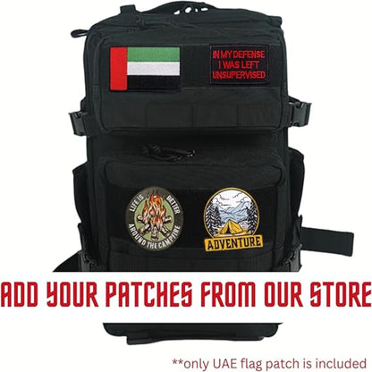 Black Tactical Backpack (25L)